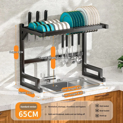 Roll-Up Over-the-Sink Drying Rack