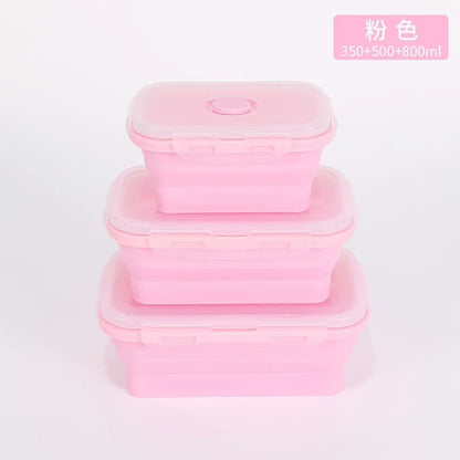Collapsible Silicone Food Storage Set
