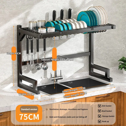 Roll-Up Over-the-Sink Drying Rack