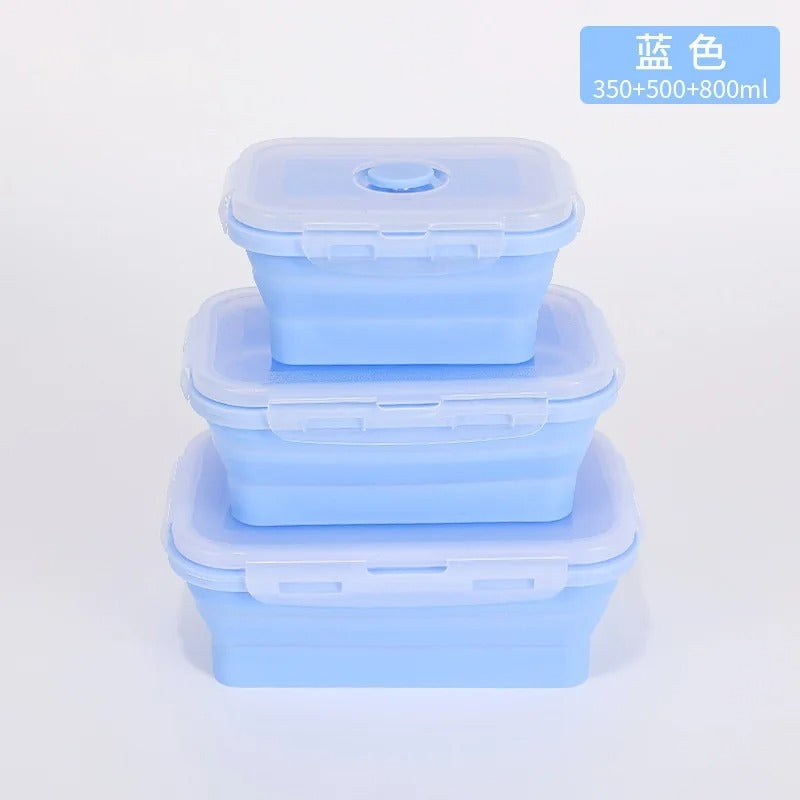 Collapsible Silicone Food Storage Set