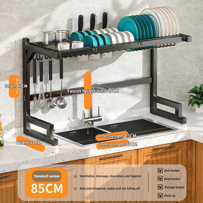 Roll-Up Over-the-Sink Drying Rack