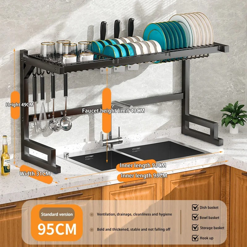 Roll-Up Over-the-Sink Drying Rack
