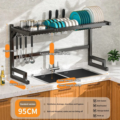 Roll-Up Over-the-Sink Drying Rack