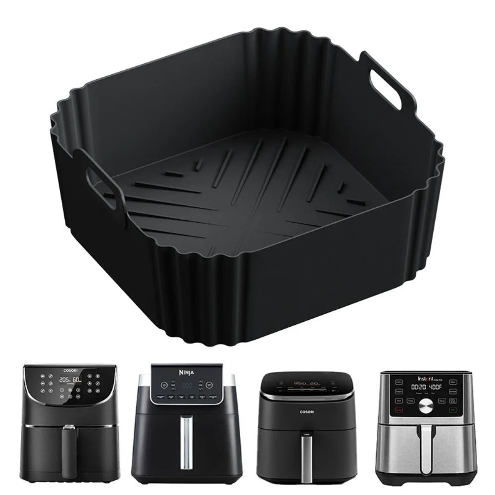 Non-Stick Air Fryer Silicone Liners (Reusable)