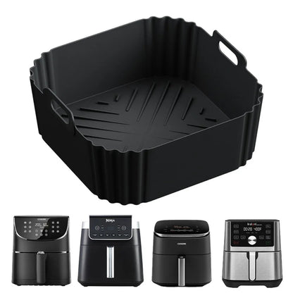 Non-Stick Air Fryer Silicone Liners (Reusable)