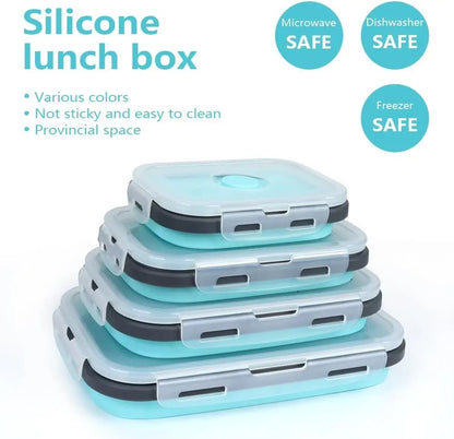 Collapsible Silicone Food Storage Set