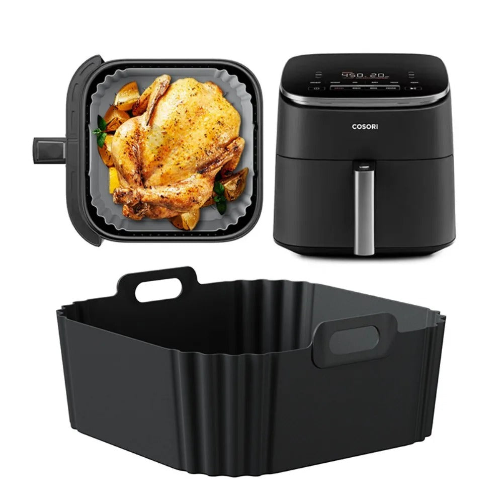Non-Stick Air Fryer Silicone Liners (Reusable)