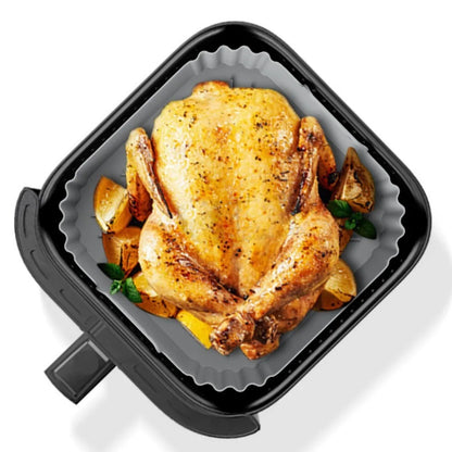 Non-Stick Air Fryer Silicone Liners (Reusable)