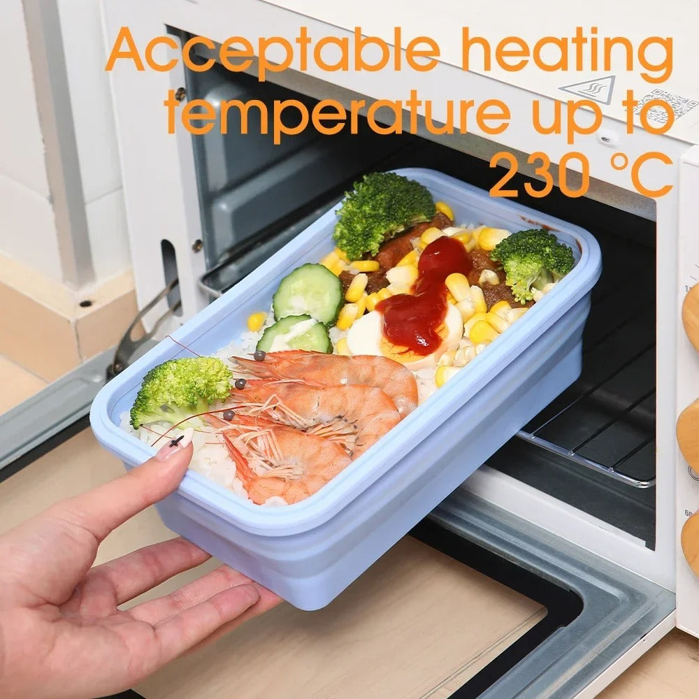 Collapsible Silicone Food Storage Set